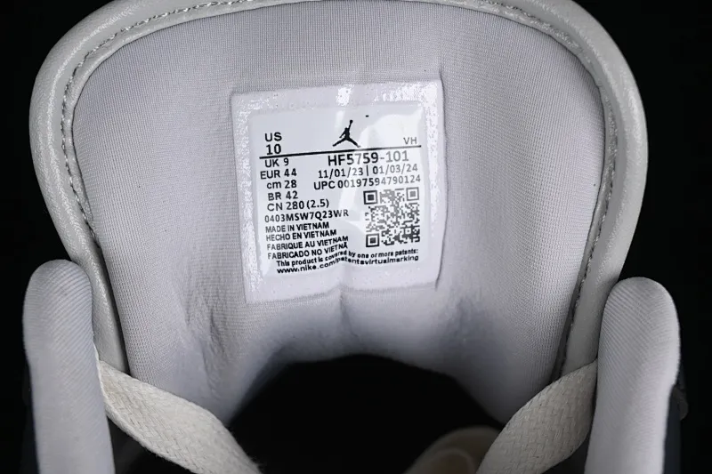 All categories Air Jordan Jordan series basketball shoes Air Jordan 1 Low Air Jordan 1 Low "Purple" AJ1 Joe 1 white black purple low-top cultural casual sneakers HF5759-101